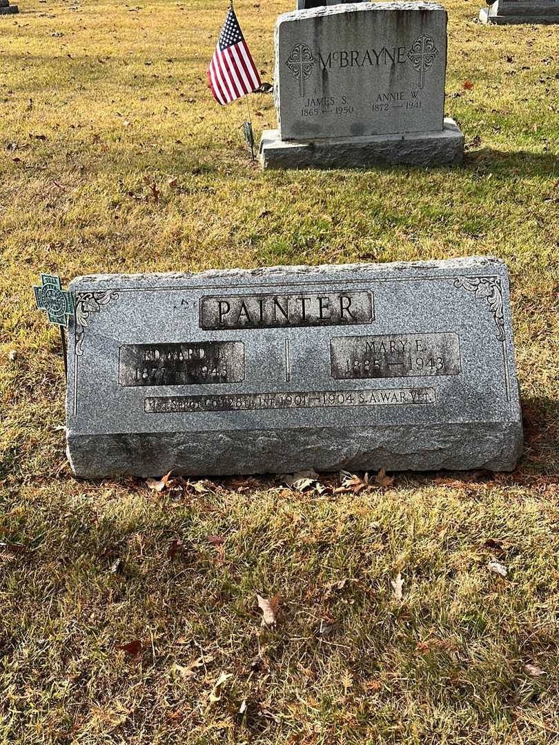 Edward J. Painter's grave. Photo 2