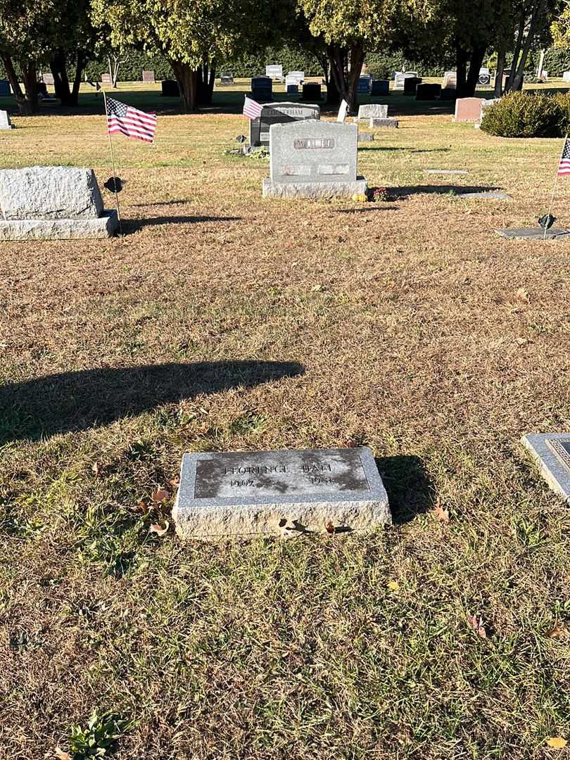 Florence J. Hall's grave. Photo 2