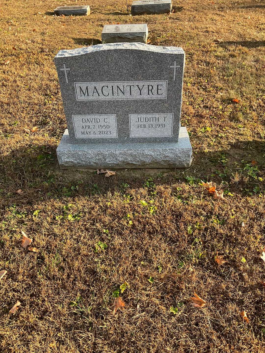 David C. MacIntyre's grave. Photo 2