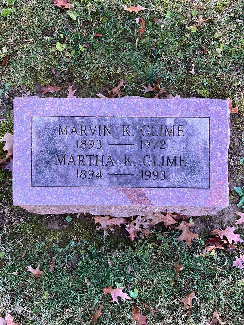 Martha Kellar Clime's grave. Photo 3