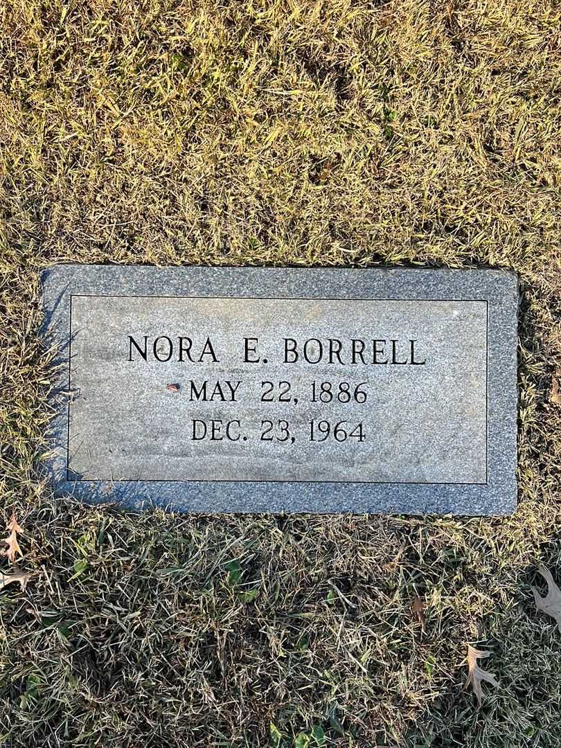 Nora E. Borrell's grave. Photo 3