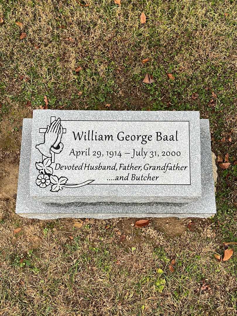 William George Baal's grave. Photo 3