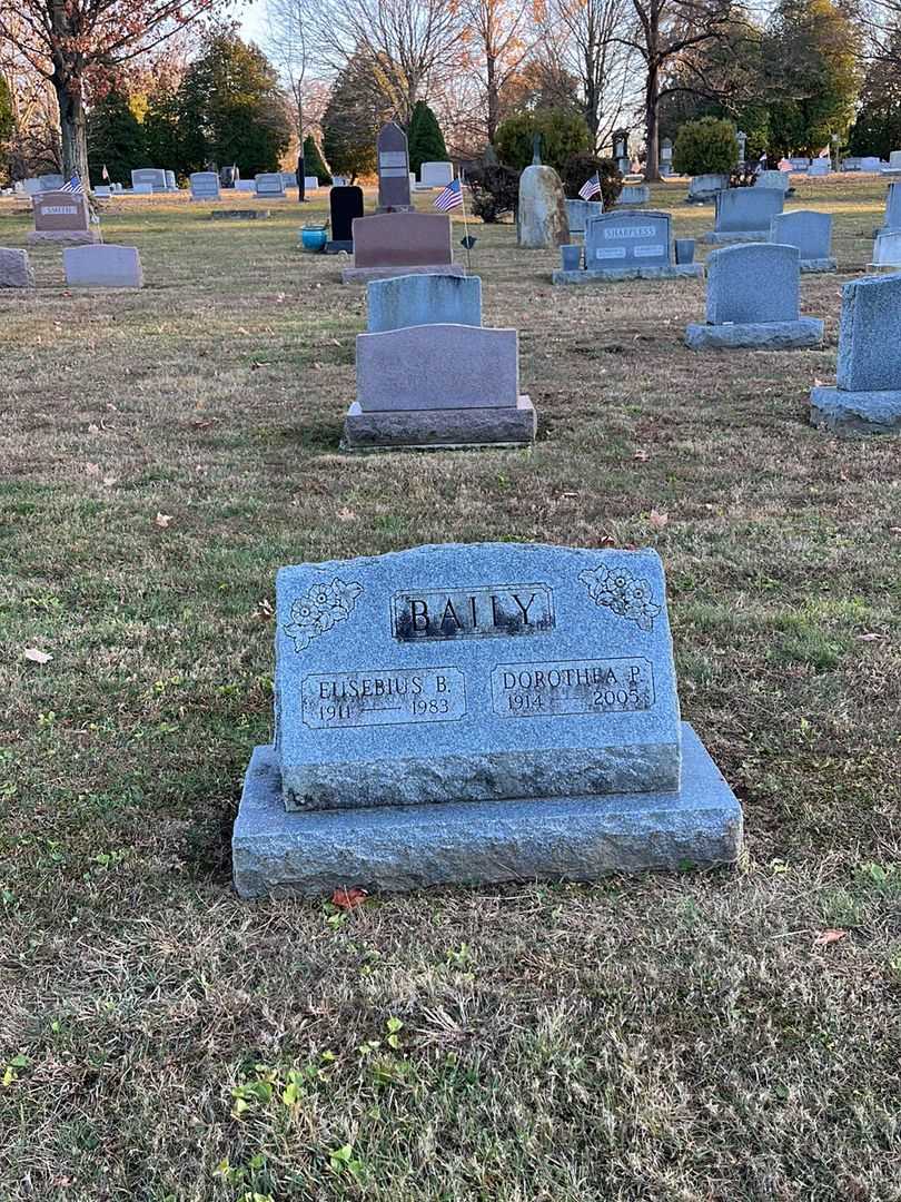 Eusebius Barnard Bailey Senior's grave. Photo 2