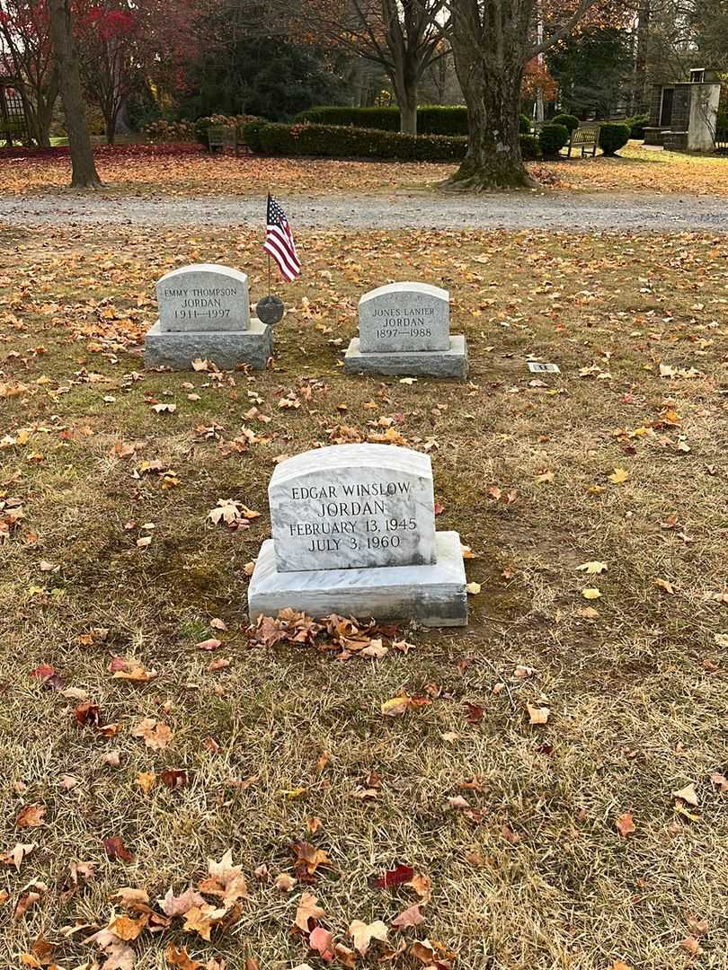 Edgar Winslow Jordan's grave. Photo 2