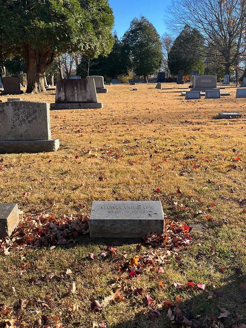 Mary Lane Wark's grave. Photo 2