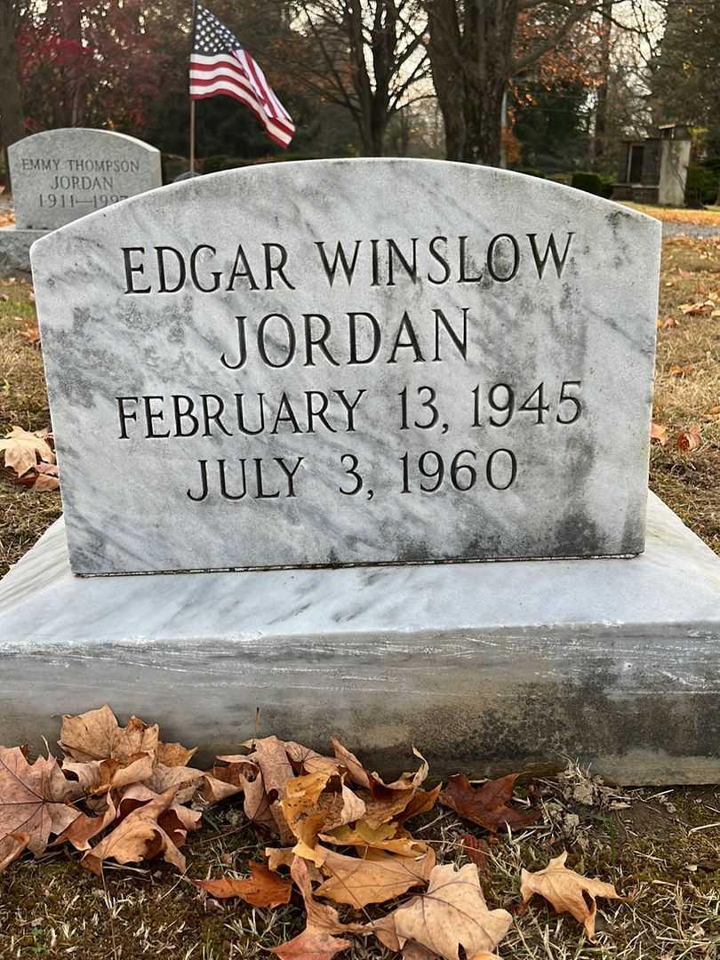 Edgar Winslow Jordan's grave. Photo 3