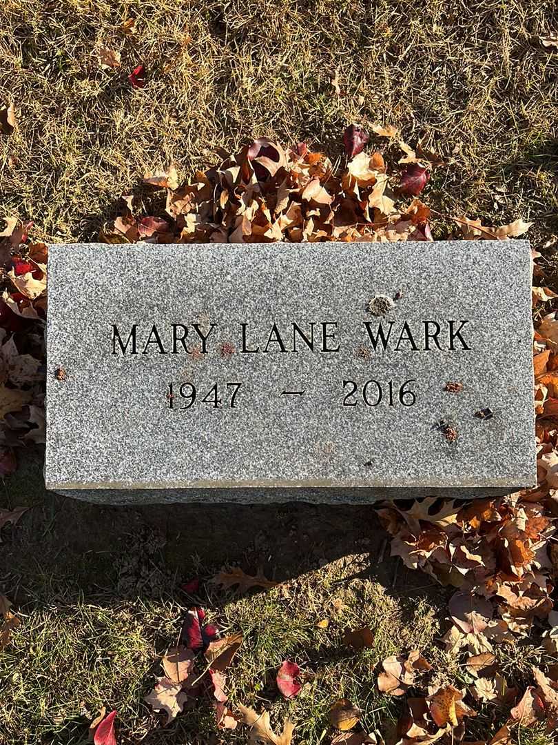 Mary Lane Wark's grave. Photo 3