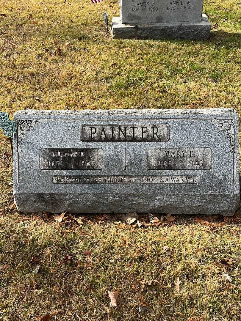 Edward J. Painter's grave. Photo 3