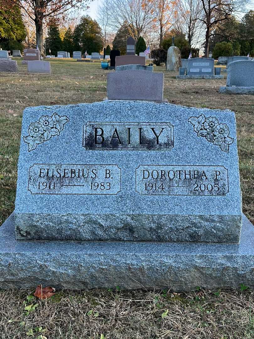Eusebius Barnard Bailey Senior's grave. Photo 1
