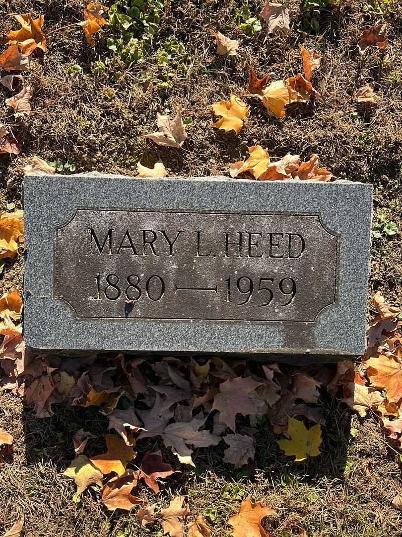 Mary L. Heed's grave. Photo 3