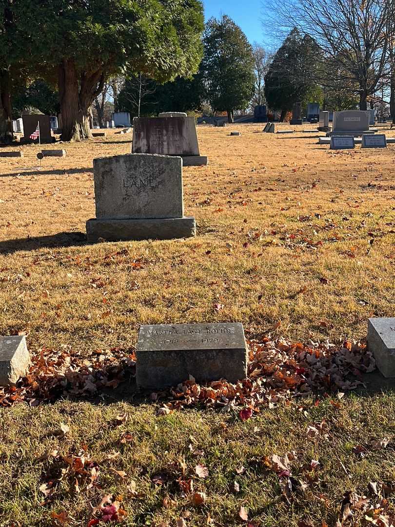 Martha Lane Roehrs's grave. Photo 2