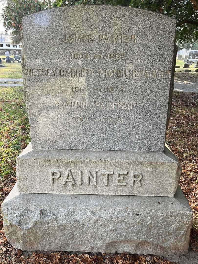 Betsey Garrett Thatcher Painter's grave. Photo 3