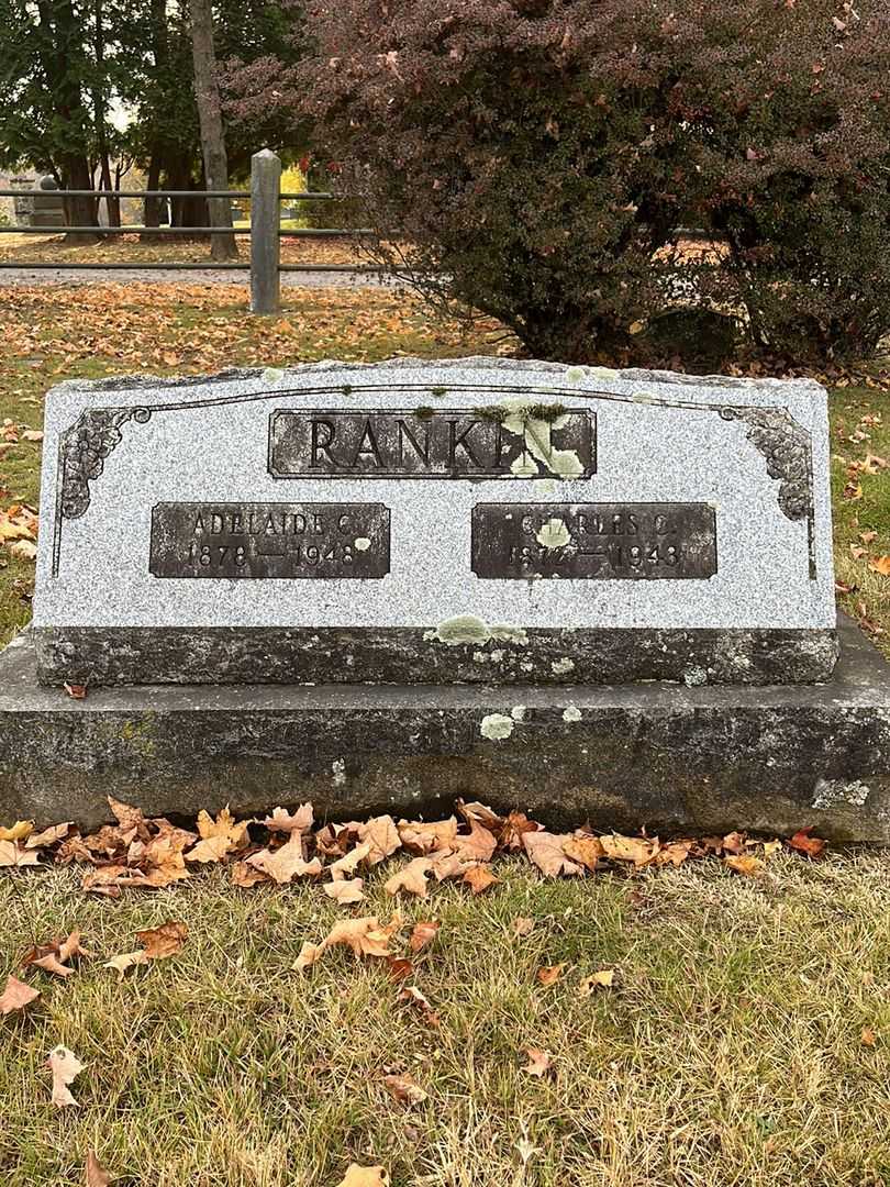 Charles A. Rankin's grave. Photo 1