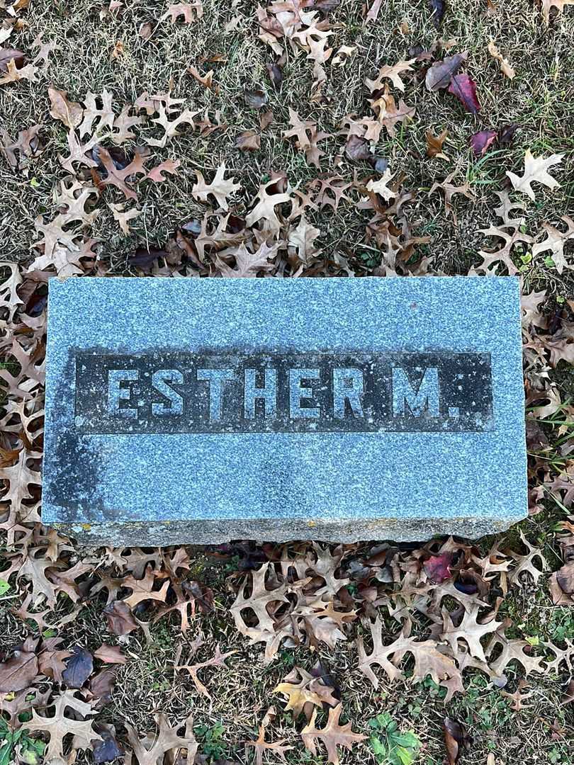 Esther M. Cherry's grave. Photo 4