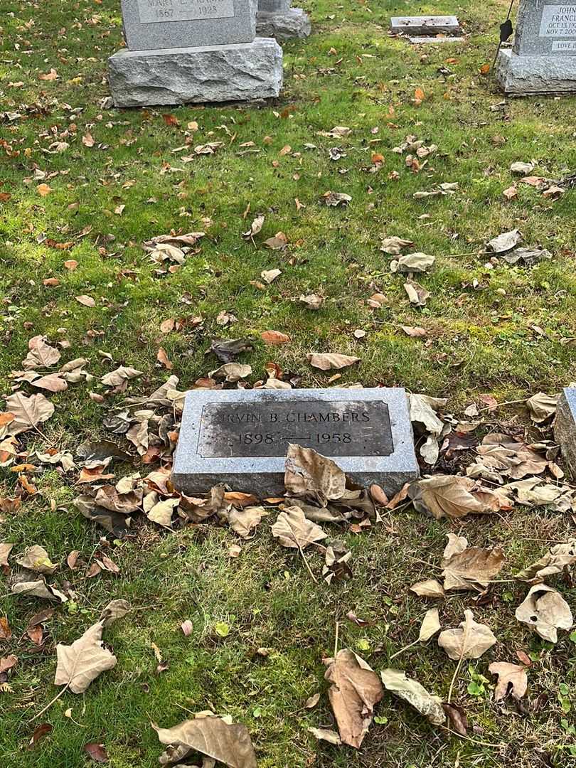 Irvin B. Chambers's grave. Photo 2