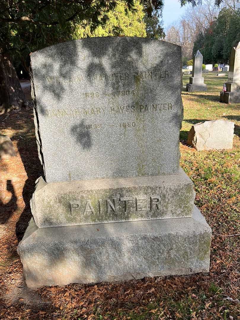 William Thatcher Painter's grave. Photo 2