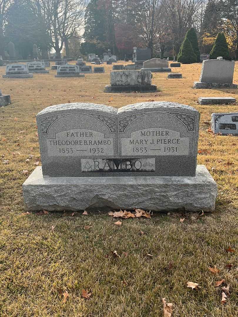 Theodore B. Rambo's grave. Photo 2