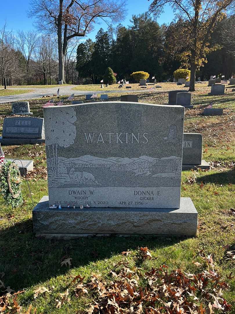 Dwain W. "Woody" Watkins's grave. Photo 2