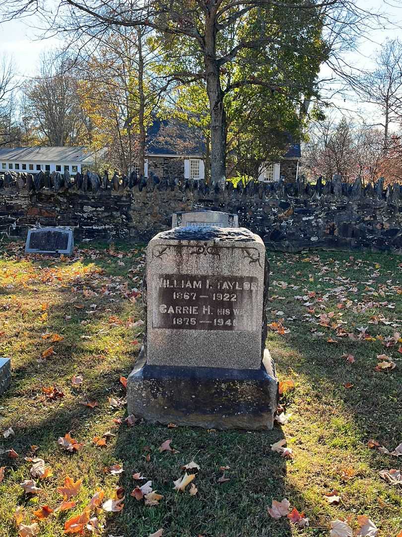William I. Taylor's grave. Photo 2