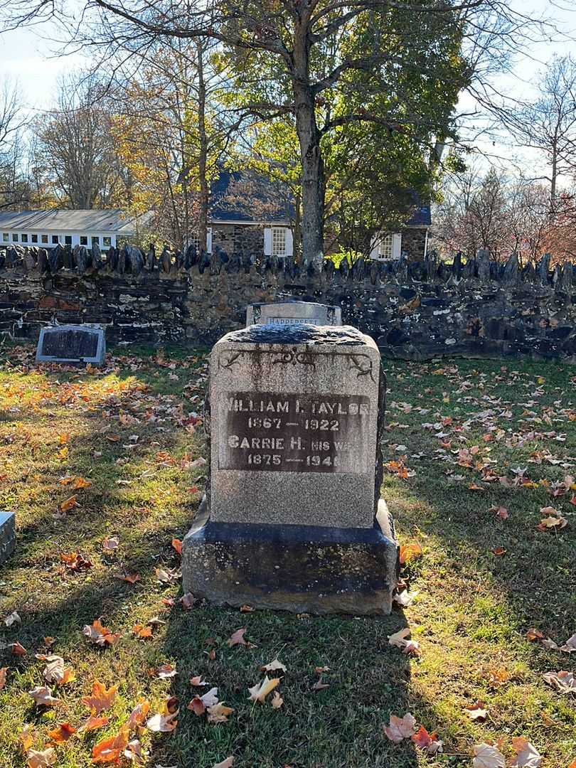 Carrie H. Taylor's grave. Photo 2