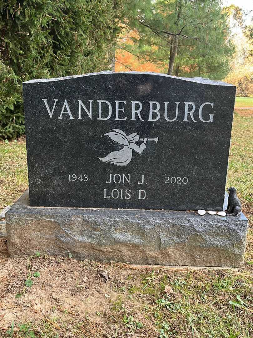 Jon J. Vanderbung's grave. Photo 1