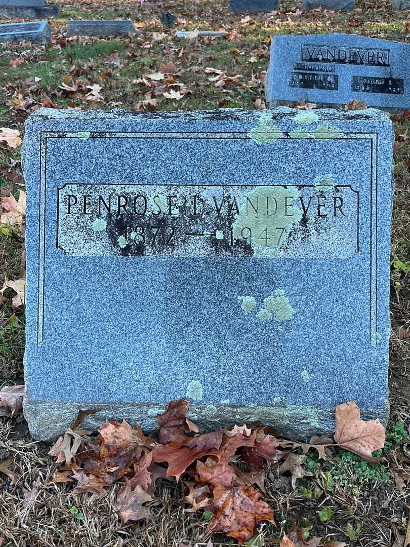 Anna E. Vandever's grave. Photo 1