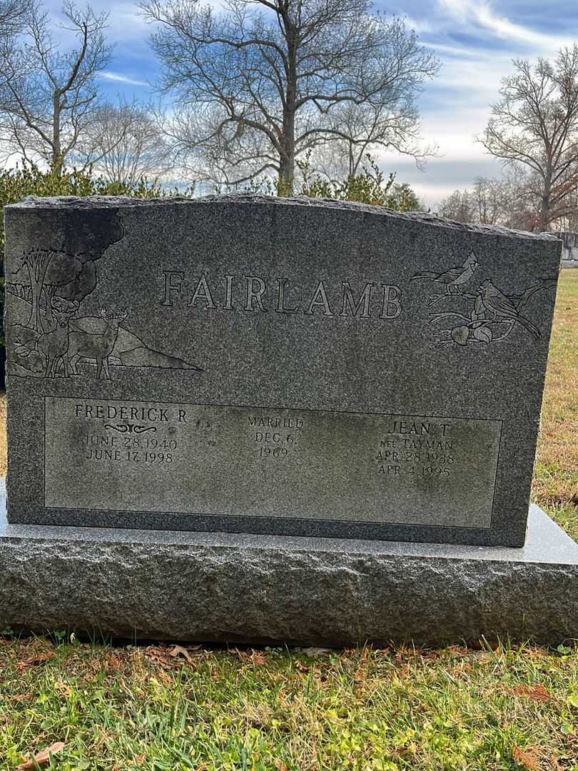 Frederick Richard Fairlamb's grave. Photo 1