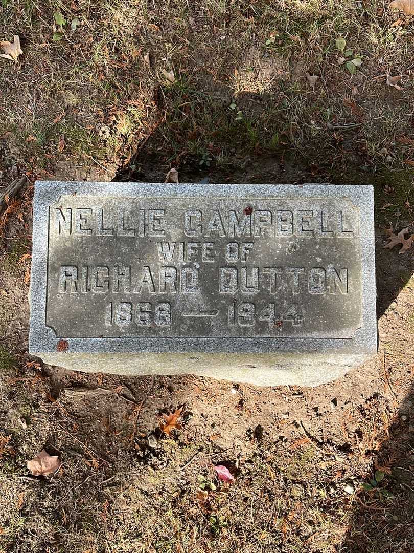 Nellie Campbell Dutton's grave. Photo 3