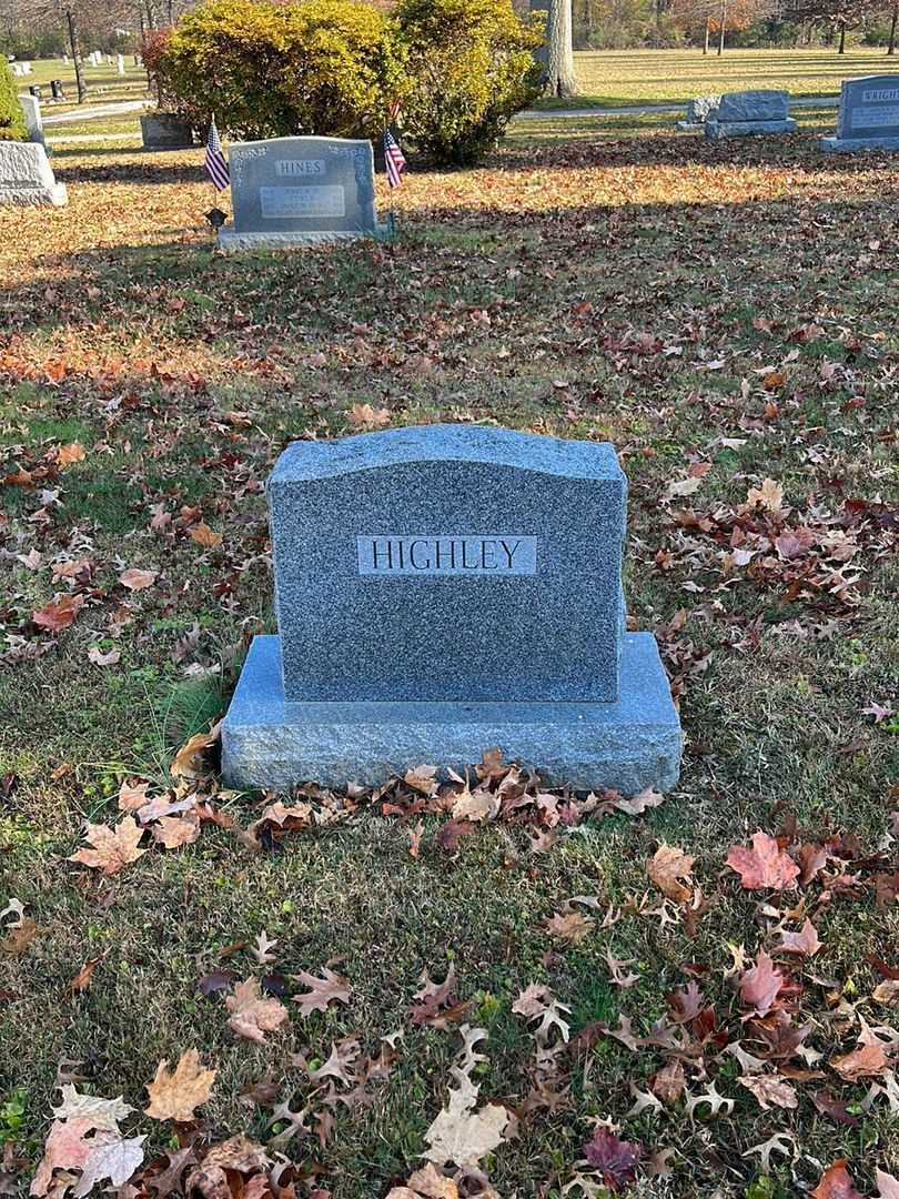 Jessie Walker Highley's grave. Photo 1