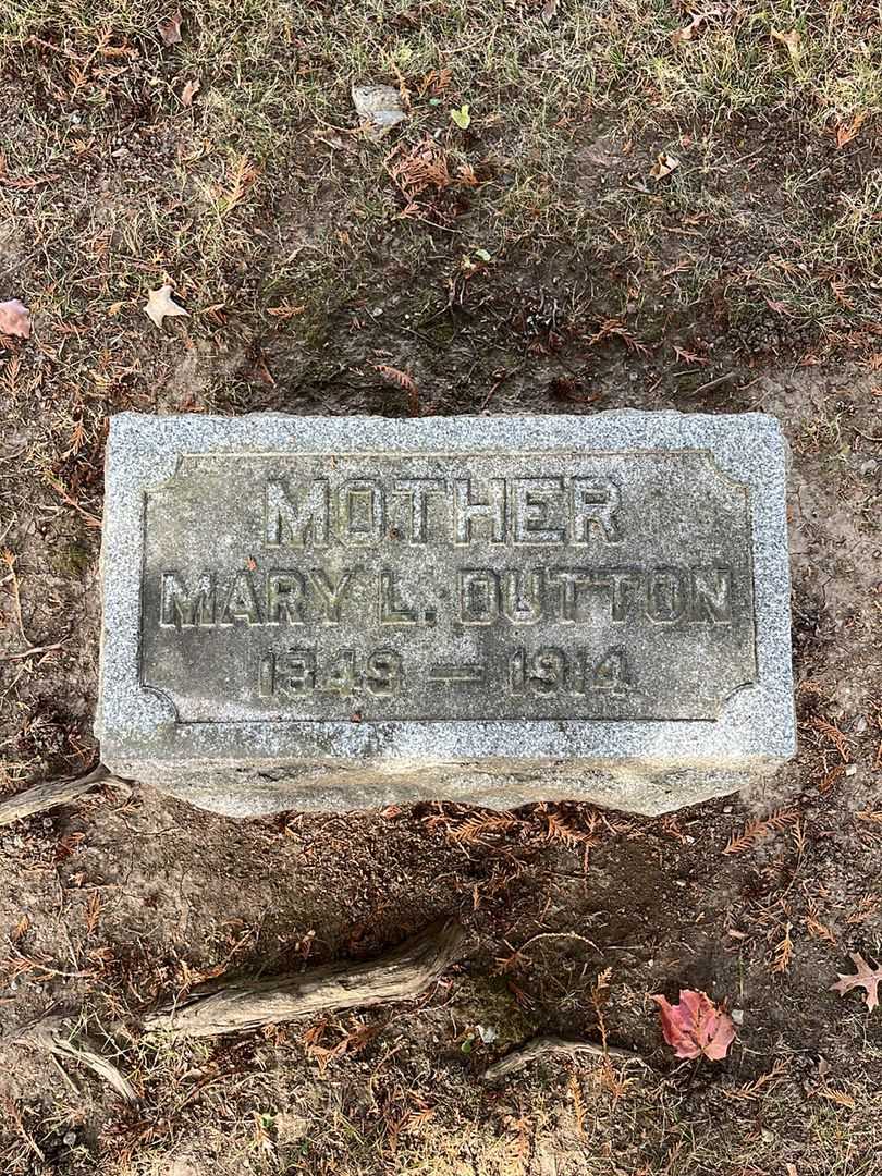 Mary L. Dutton's grave. Photo 3