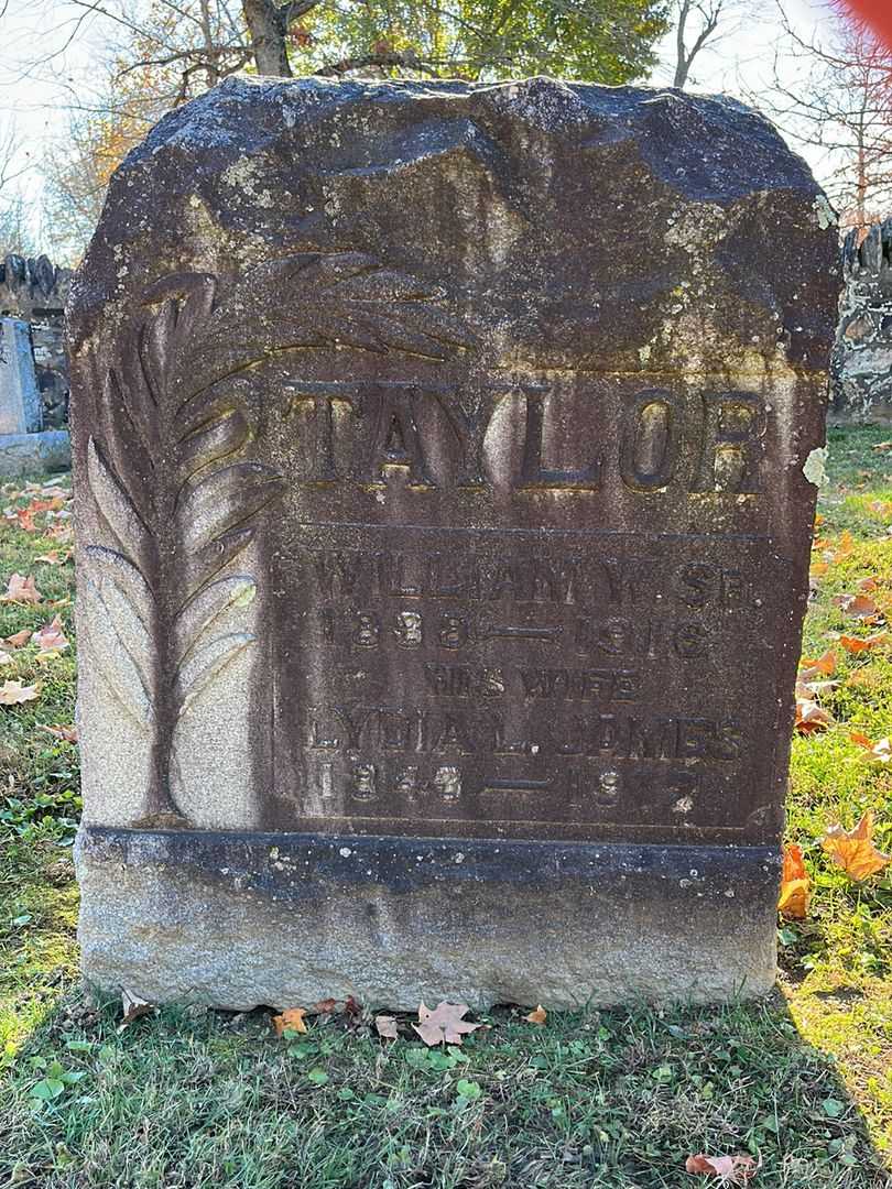 Lydia L. James Taylor's grave. Photo 1