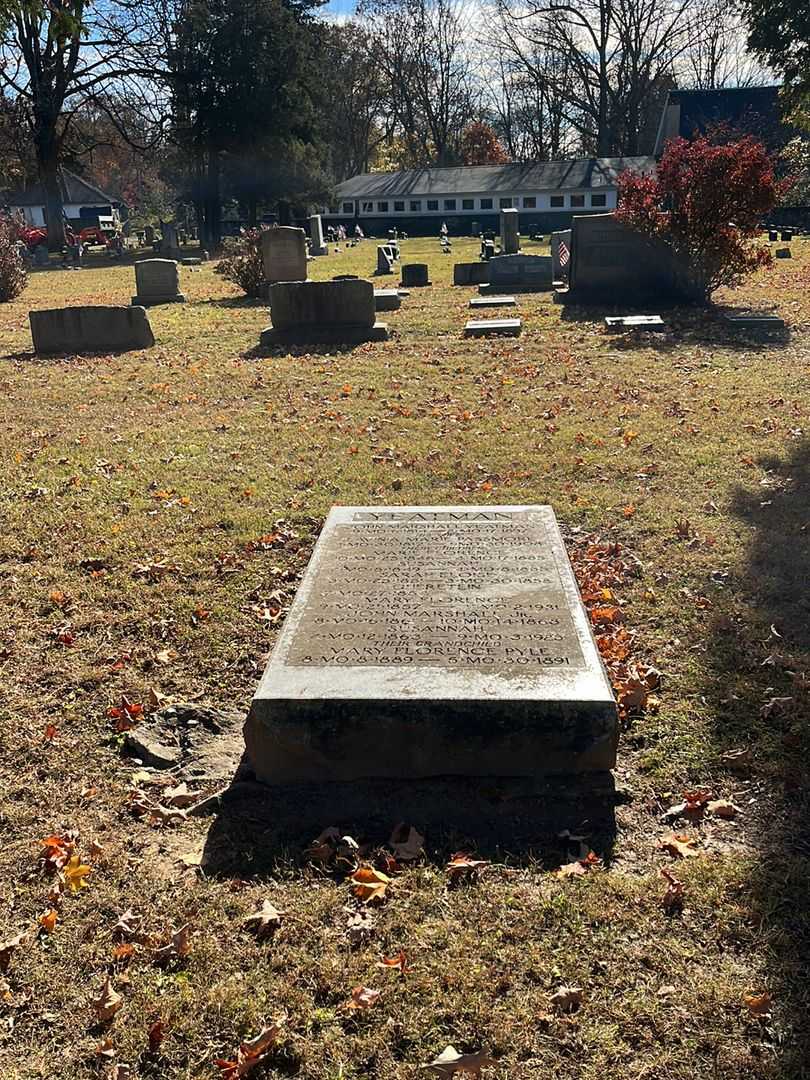 John Marshall Yeatman Junior's grave. Photo 2