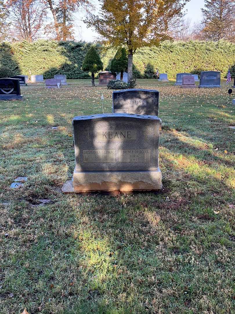 Terence Driscoll Keane's grave. Photo 2