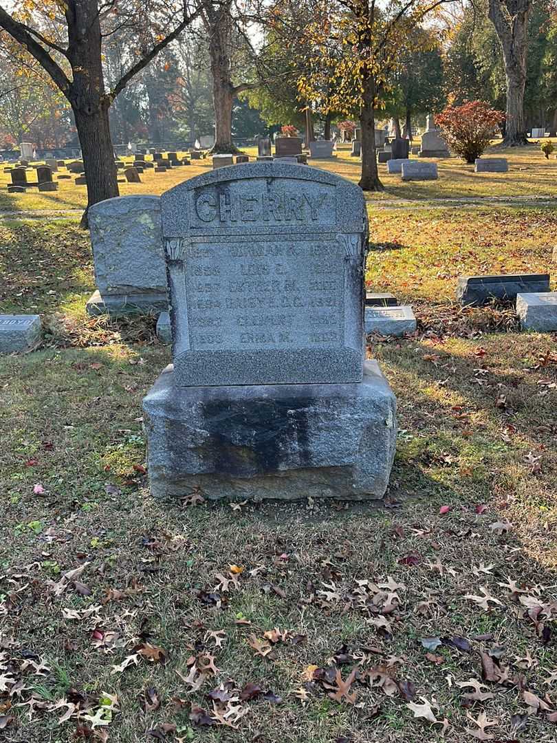 Erma M. Cherry's grave. Photo 2
