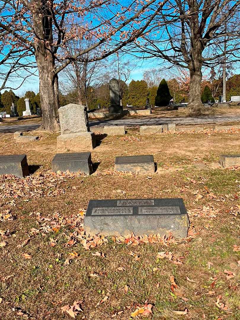 Anna Langley Baker's grave. Photo 2