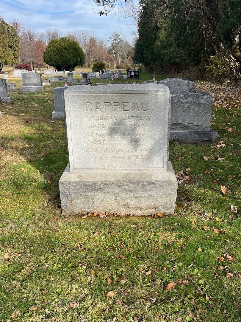 J. Thomas Cappeau's grave. Photo 2