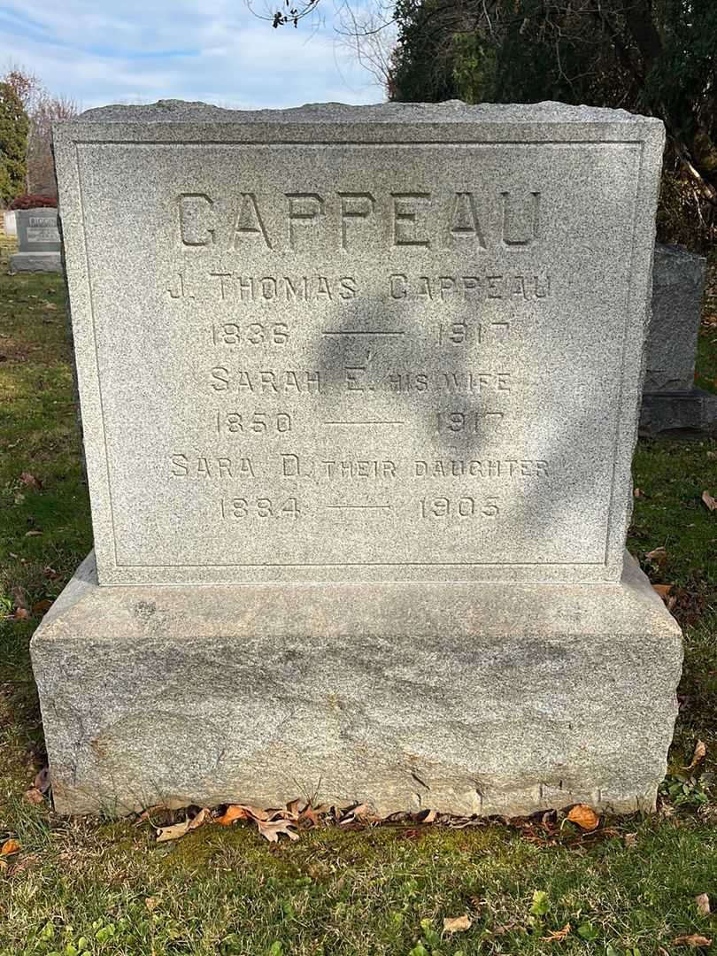 J. Thomas Cappeau's grave. Photo 1