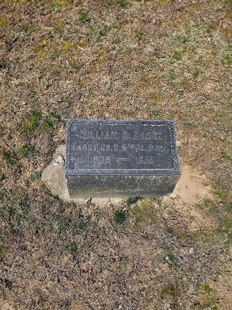 William R. Baker's grave. Photo 2