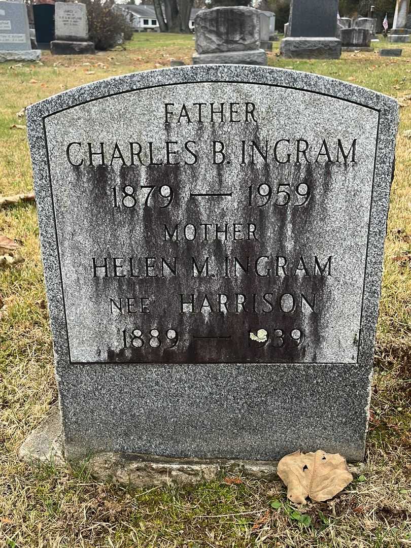 Charles B. Ingram's grave. Photo 3