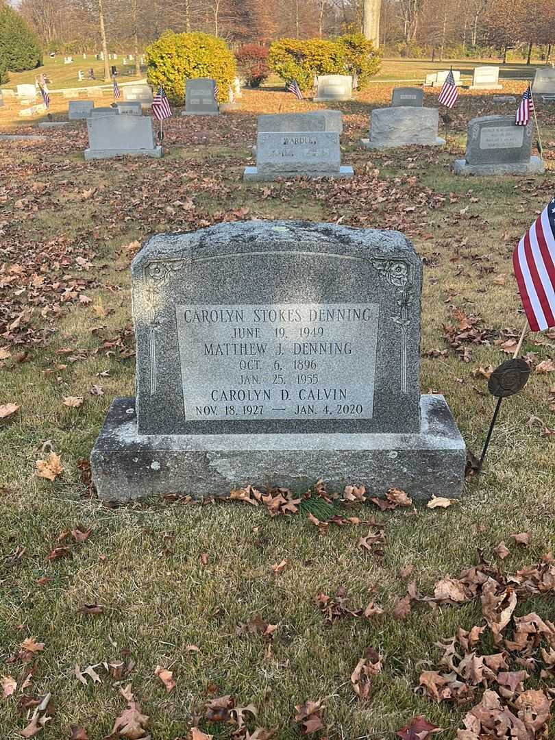 Carolyn D. Calvin's grave. Photo 2