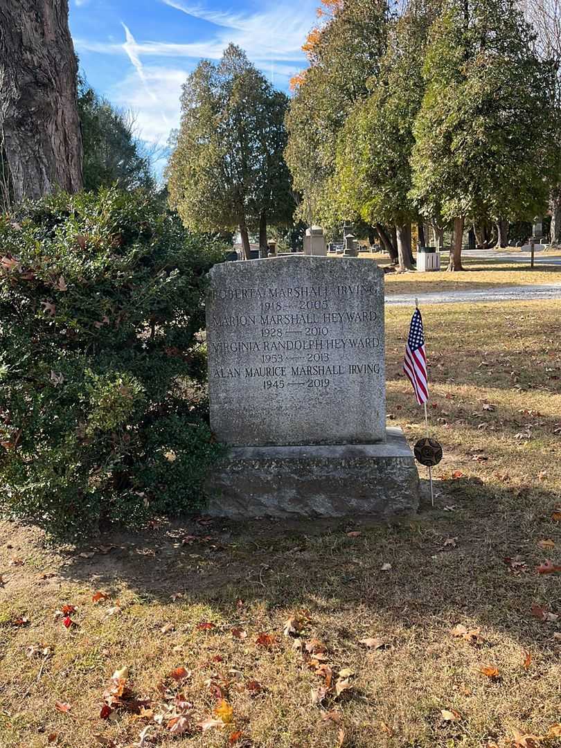 Virginia Randolph Heyward's grave. Photo 2