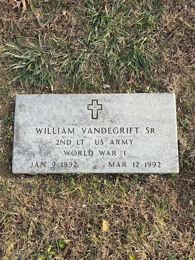 William Vandegrift Senior's grave. Photo 4