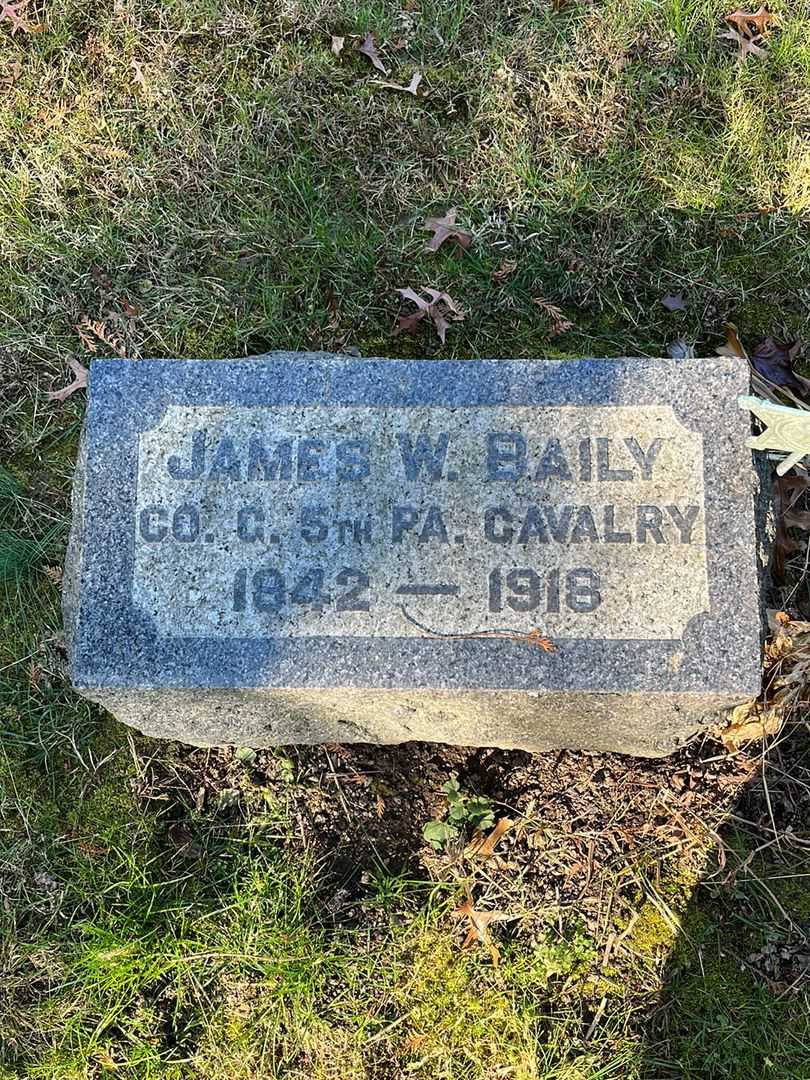 James W. Baily's grave. Photo 3