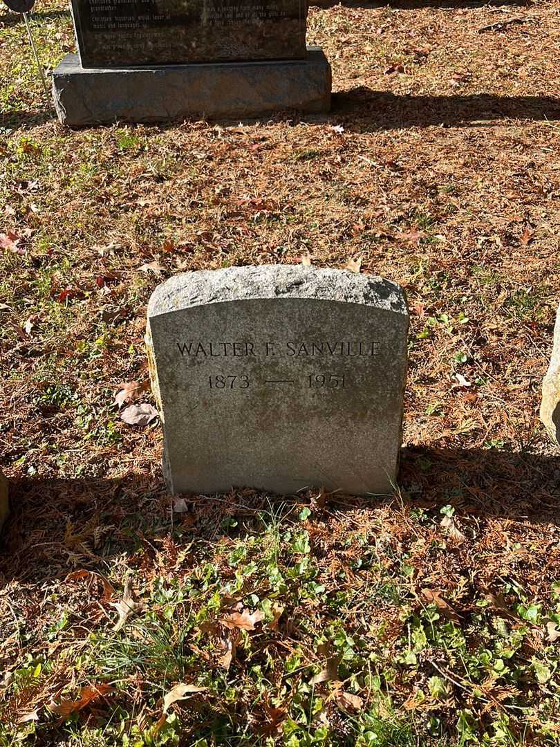 Walter F. Sanville's grave. Photo 2