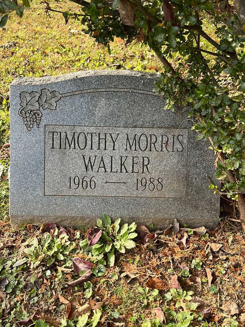 Timothy Morris Walker's grave. Photo 3