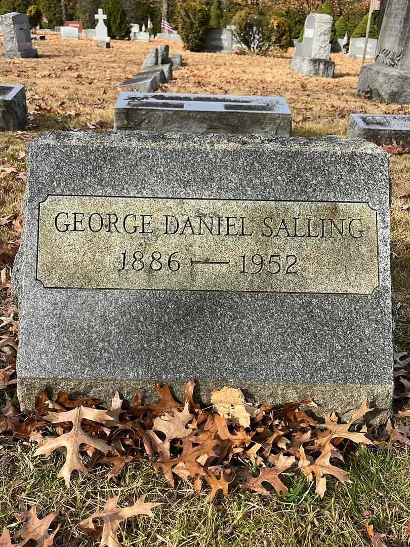 George Daniel Salling's grave. Photo 3