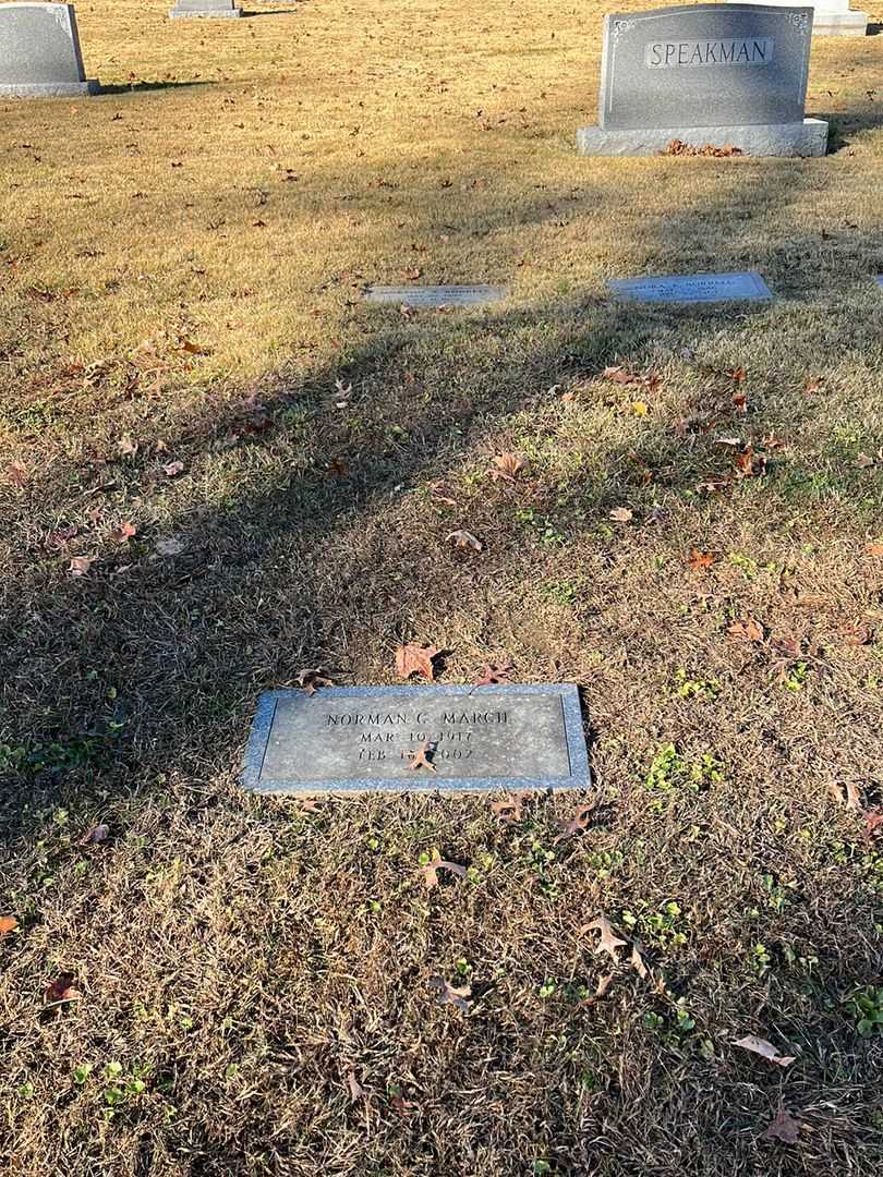 Norman C. March's grave. Photo 2