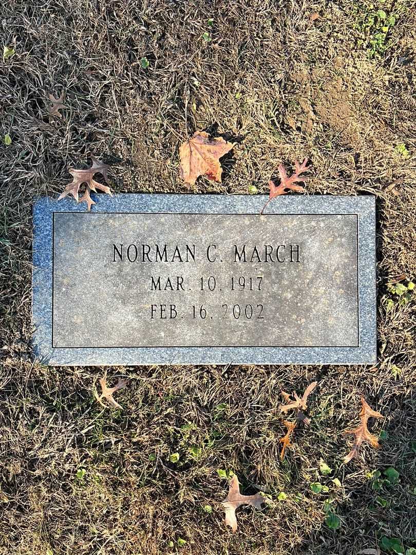 Norman C. March's grave. Photo 3