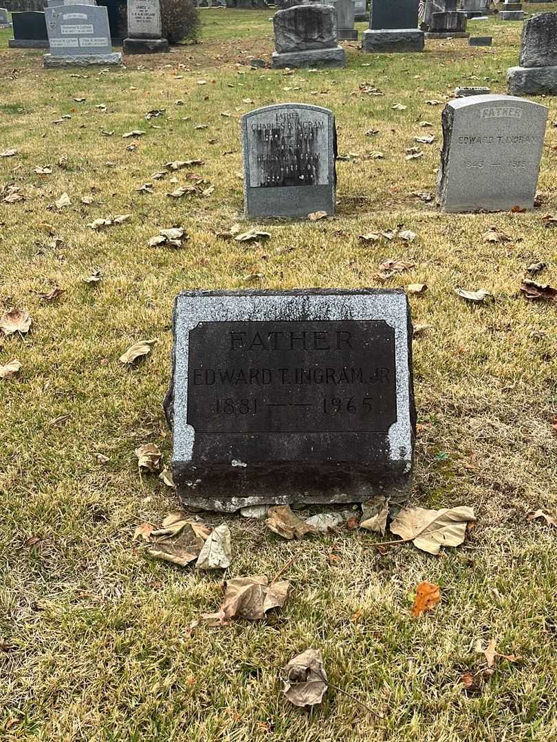 Edward T. Ingram Junior's grave. Photo 2