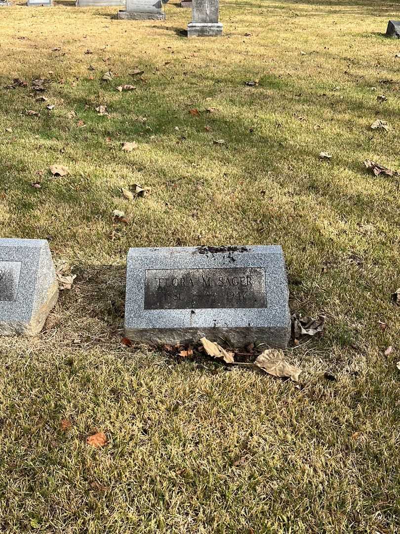 Flora M. Sager's grave. Photo 2